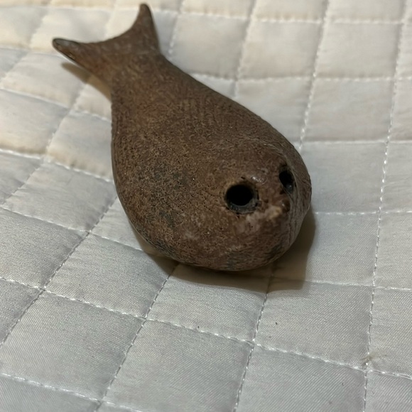 McCarty Pottery Lee and Pup McCarty fish. Rare - Picture 1 of 4